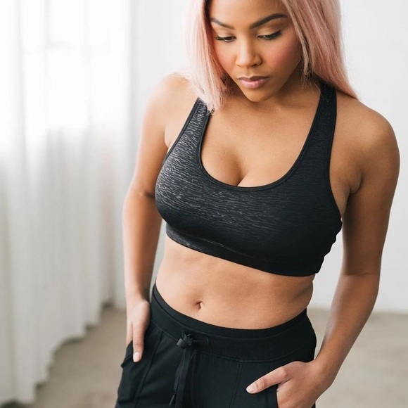 ZYIA Other - ZYIA Black Bomber Bra Women’s Large